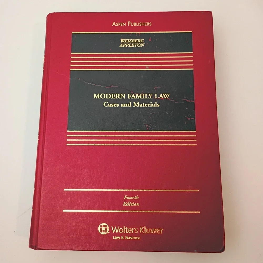 Modern Family Law, Fourth Edition (Aspen Casebook) by Weisberg, Appleton HC